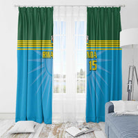 Custom Rwanda Basketball Window Curtain Go Champions - Wonder Print Shop