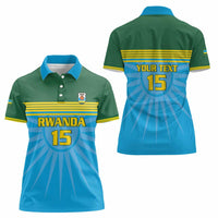 Custom Rwanda Basketball Women Polo Shirt Go Champions - Wonder Print Shop