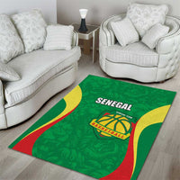 Custom Senegal Basketball Area Rug Go Champions Lions - Wonder Print Shop
