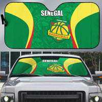 Custom Senegal Basketball Auto Sun Shade Go Champions Lions - Wonder Print Shop