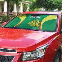 Custom Senegal Basketball Auto Sun Shade Go Champions Lions - Wonder Print Shop