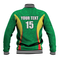 Custom Senegal Basketball Baseball Jacket Go Champions Lions - Wonder Print Shop