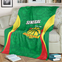 Custom Senegal Basketball Blanket Go Champions Lions - Wonder Print Shop