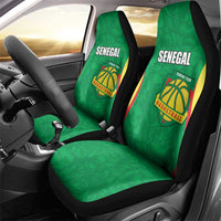Custom Senegal Basketball Car Seat Cover Go Champions Lions - Wonder Print Shop