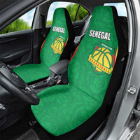 Custom Senegal Basketball Car Seat Cover Go Champions Lions - Wonder Print Shop