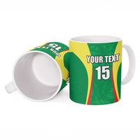 Custom Senegal Basketball Ceramic Mug Go Champions Lions - Wonder Print Shop