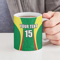 Custom Senegal Basketball Ceramic Mug Go Champions Lions - Wonder Print Shop