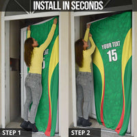 Custom Senegal Basketball Door Cover Go Champions Lions - Wonder Print Shop