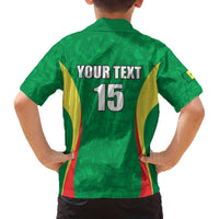 Custom Senegal Basketball Family Matching Off The Shoulder Long Sleeve Dress and Hawaiian Shirt Go Champions Lions - Wonder Print Shop