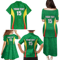 Custom Senegal Basketball Family Matching Puletasi and Hawaiian Shirt Go Champions Lions - Wonder Print Shop