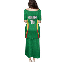 Custom Senegal Basketball Family Matching Puletasi and Hawaiian Shirt Go Champions Lions - Wonder Print Shop