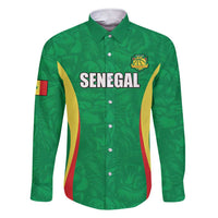 Custom Senegal Basketball Family Matching Short Sleeve Bodycon Dress and Hawaiian Shirt Go Champions Lions - Wonder Print Shop