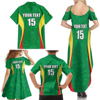 Custom Senegal Basketball Family Matching Summer Maxi Dress and Hawaiian Shirt Go Champions Lions - Wonder Print Shop