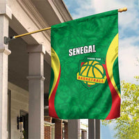 Custom Senegal Basketball Garden Flag Go Champions Lions - Wonder Print Shop