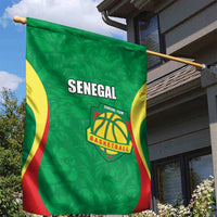Custom Senegal Basketball Garden Flag Go Champions Lions - Wonder Print Shop