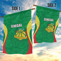 Custom Senegal Basketball Garden Flag Go Champions Lions - Wonder Print Shop