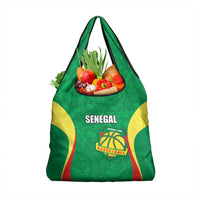 Custom Senegal Basketball Grocery Bag Go Champions Lions - Wonder Print Shop
