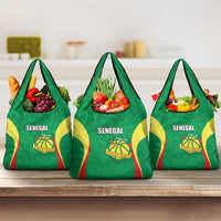 Custom Senegal Basketball Grocery Bag Go Champions Lions - Wonder Print Shop