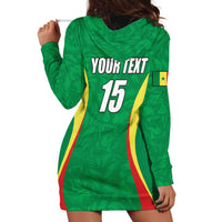 Custom Senegal Basketball Hoodie Dress Go Champions Lions - Wonder Print Shop