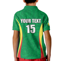 Custom Senegal Basketball Kid Polo Shirt Go Champions Lions - Wonder Print Shop