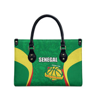Custom Senegal Basketball Leather Bag Go Champions Lions - Wonder Print Shop