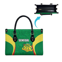 Custom Senegal Basketball Leather Bag Go Champions Lions - Wonder Print Shop