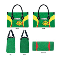 Custom Senegal Basketball Leather Bag Go Champions Lions - Wonder Print Shop