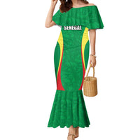 Custom Senegal Basketball Mermaid Dress Go Champions Lions - Wonder Print Shop