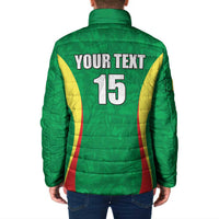 Custom Senegal Basketball Padded Jacket Go Champions Lions - Wonder Print Shop