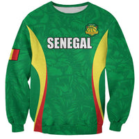Custom Senegal Basketball Sweatshirt Go Champions Lions - Wonder Print Shop