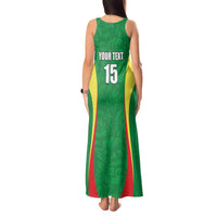 Custom Senegal Basketball Tank Maxi Dress Go Champions Lions - Wonder Print Shop