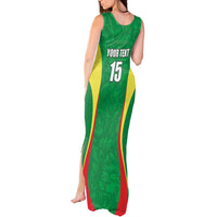 Custom Senegal Basketball Tank Maxi Dress Go Champions Lions - Wonder Print Shop