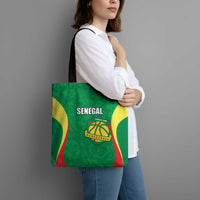 Custom Senegal Basketball Tote Bag Go Champions Lions - Wonder Print Shop