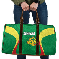 Custom Senegal Basketball Travel Bag Go Champions Lions - Wonder Print Shop