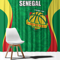 Custom Senegal Basketball Window Curtain Go Champions Lions - Wonder Print Shop