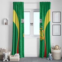 Custom Senegal Basketball Window Curtain Go Champions Lions - Wonder Print Shop