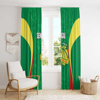 Custom Senegal Basketball Window Curtain Go Champions Lions - Wonder Print Shop