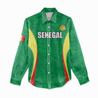 Custom Senegal Basketball Women Casual Shirt Go Champions Lions - Wonder Print Shop