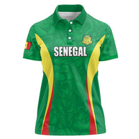 Custom Senegal Basketball Women Polo Shirt Go Champions Lions - Wonder Print Shop