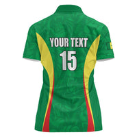 Custom Senegal Basketball Women Polo Shirt Go Champions Lions - Wonder Print Shop