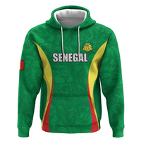 Custom Senegal Basketball Zip Hoodie Go Champions Lions - Wonder Print Shop