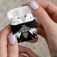 Cornwall Celtic Cross AirPods Case Coat Of Arms With Celtic Pattern - Wonder Print Shop