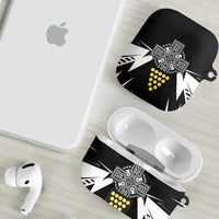 Cornwall Celtic Cross AirPods Case Coat Of Arms With Celtic Pattern - Wonder Print Shop