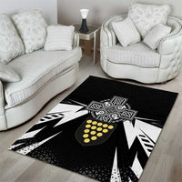 Cornwall Celtic Cross Area Rug Coat Of Arms With Celtic Pattern - Wonder Print Shop