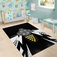 Cornwall Celtic Cross Area Rug Coat Of Arms With Celtic Pattern - Wonder Print Shop