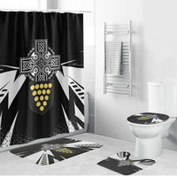 Cornwall Celtic Cross Bathroom Set Coat Of Arms With Celtic Pattern - Wonder Print Shop