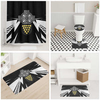 Cornwall Celtic Cross Bathroom Set Coat Of Arms With Celtic Pattern - Wonder Print Shop
