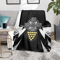 Cornwall Celtic Cross Blanket Coat Of Arms With Celtic Pattern - Wonder Print Shop
