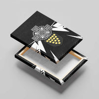 Cornwall Celtic Cross Canvas Wall Art Coat Of Arms With Celtic Pattern - Wonder Print Shop