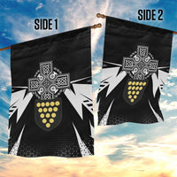 Cornwall Celtic Cross Garden Flag Coat Of Arms With Celtic Pattern - Wonder Print Shop